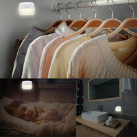 1Pcs LED Night Light Wireless PIR Motion Sensor Lights Corridor Closet Stair Room Lamps Energy Saving Night Lamp Smart Home