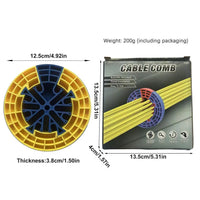 Prevent Entanglement Cabling Category 5 6 Wire Management Laying Home Organizer Cable Comb Network Carding Accessories