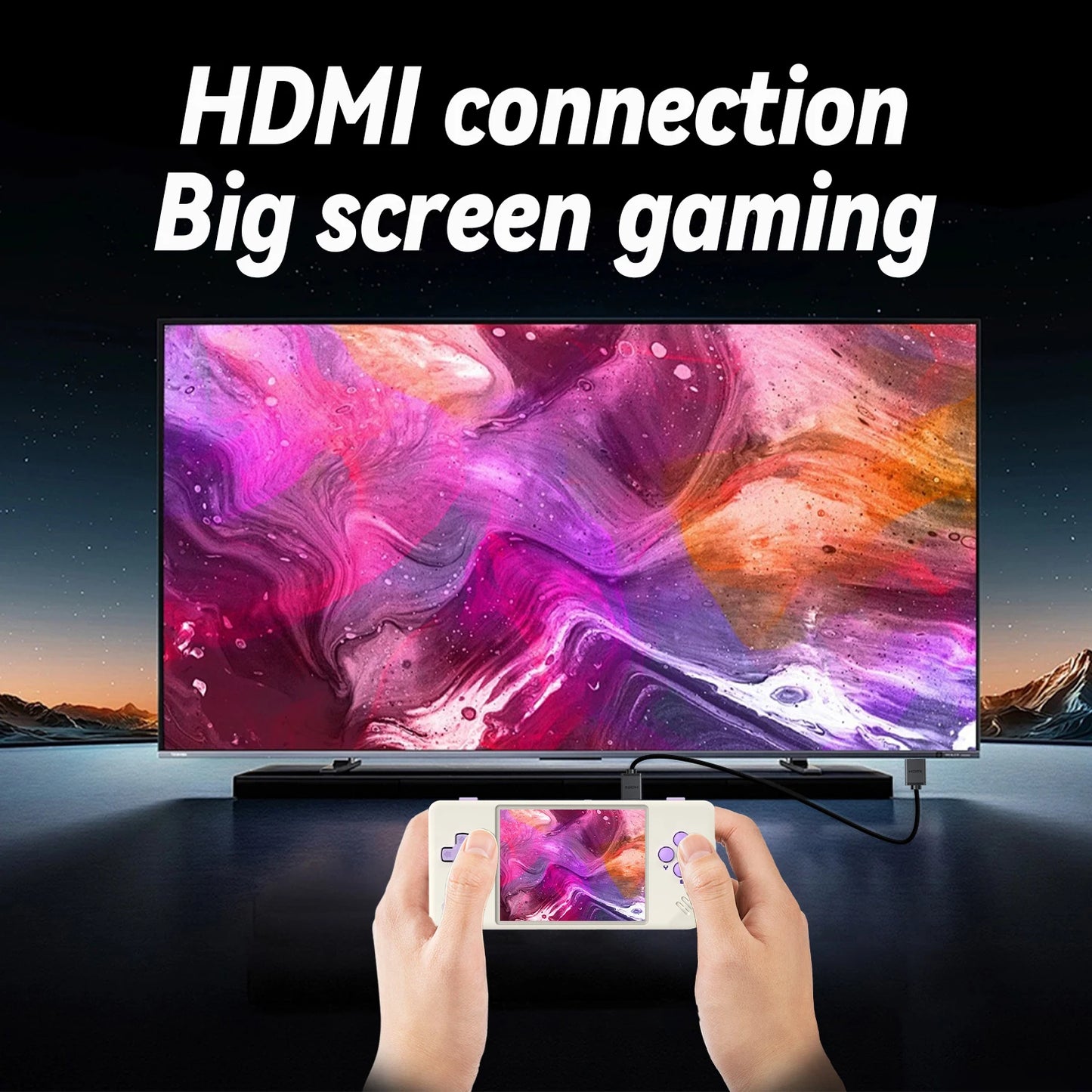 ANBERNIC RG28XX Handheld Game Console 2.83'' IPS Screen HDMI Output Portable Video Player Ebook Reader Game Player Gift Mini A30