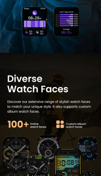 HAYLOU IRON N1 Smartwatchs 2.13’’ AMOLED Display 5ATM Waterproof Bluetooth Call Outdoor Sport Smart Watch 30 Days Battery Life