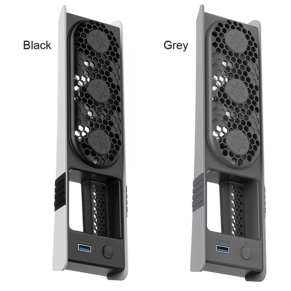 For PS5 Pro/PS5 Slim Cooling Fan Efficient Cooling System External Fan Cooler for Playstation 5 Pro/Slim Disc & Digital Edition