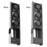 For PS5 Pro/PS5 Slim Cooling Fan Efficient Cooling System External Fan Cooler for Playstation 5 Pro/Slim Disc & Digital Edition
