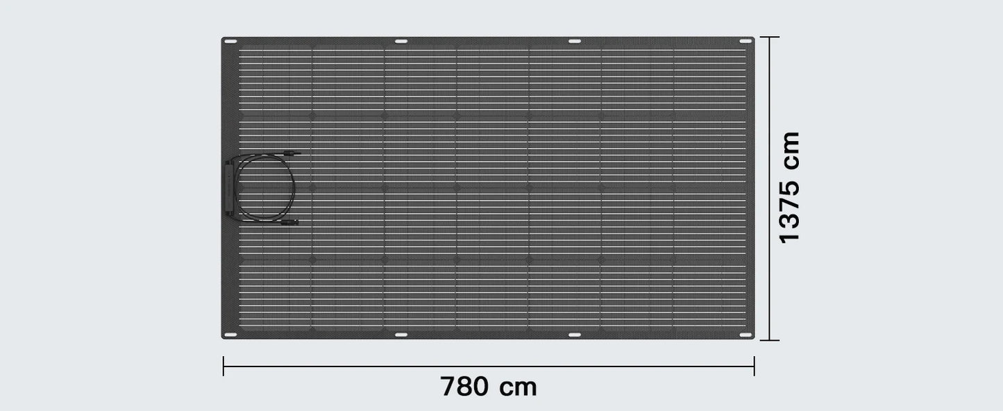 MHPOWOS Balcony Power Plant 200W / 100W Flexible Solarpanel IP68 Solar Cell Solar Charger Photovoltaic off-grid for Boat Roof RV