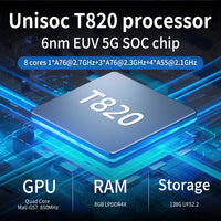 ANBERNIC RGCube Handheld Game Console Android 13 Game Player 3.95" IPS Screen Unisoc T820 RGB Lighting RG Cube dual high-Speaker