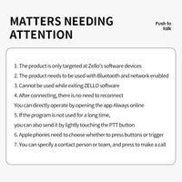 BT Wireless PTT Switch for ZELLO Wireless Microphone Speaker Wireless PTT Device for Android iOS Phone Car Motorcycle Voice Call
