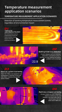BSIDE HX1 Thermal Imaging Camera 240X240 Thermal Imager Infrared Temperature Meter For Repair PCB, Pipeline Detection