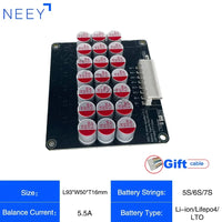 NEEY 5A Active Equalizer Balancer 3S 4S 5S 6S 7S 8S 9S 10S 11S 12S 13S 14S 15S 16S 17S Lifepo4/lipo/lto Battery Energy Capacitor