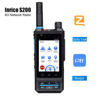 Inrico 4G Network Radio S200 Android 10 LTE/WCDMA/GSM Mobile Phone Work With Real-ptt Zello Unlocked Walkie Talkie Global Call