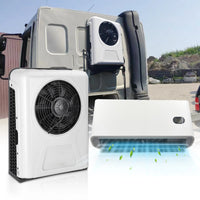Treeligo 10500BTU Car Electric Parking Cooling Air Conditioner 12V/24V Split Air AC Unit for Truck Caravan Camper Van RV
