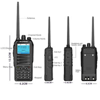 Baofeng DM-1701DMR Walkie Talkie Open GD77 Dual Mode Analog/Digital Two Way Radio Tier1+2 Dual Time Slot Ham Dual Band FM Radio