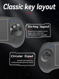 ANBERNIC RG ARC-S/RG ARC-D Retro Handheld Game Console 4.0" Six Button Design Gaming Console Support Wired Handle HD-compatible