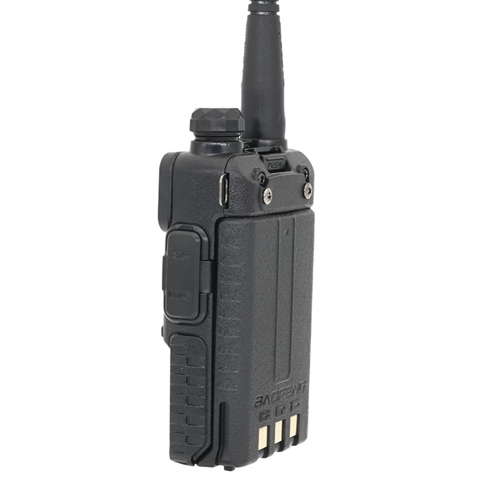 UV-5R Walkie Talkie 5W Dual Band Two Way Radio Commutator VHF/UHF 136-174MHz &400-520MHz Handheld Station Receiver Ham Radio Set