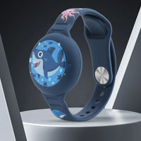 AirTag Bracelet Kid Children Anti-lost Bracelet Waterproof Silicone GPS Tracker Wristband for AirTag Kids Necklace Watch Band