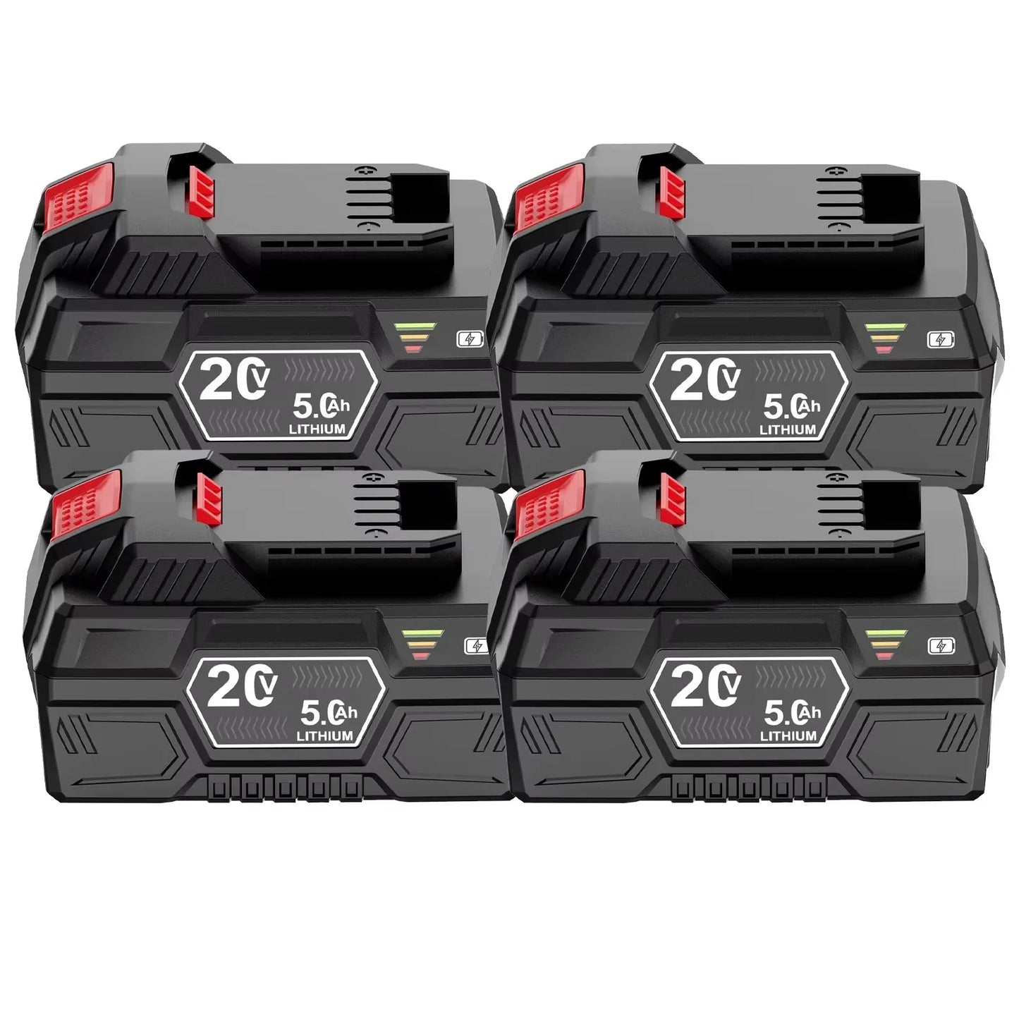 1/2/3/4Pack 20V 5Ah Replacement Battery For Parkside X 20V Team For Parkside PAP 20 B3/A3 PAPS 208 A1 Power Tools