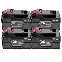 1/2/3/4Pack 20V 5Ah Replacement Battery For Parkside X 20V Team For Parkside PAP 20 B3/A3 PAPS 208 A1 Power Tools