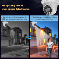 Dahua IP Camera 4MP 8MP POE IPC-HDW2449TM-S-IL IPC-HDW2849TM-S-IL WizSense Full Color Built-in Mic Quick Pick Security Home IPC