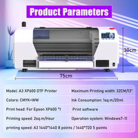 OYfame US EU Stock A3 A4 DTF Printer impresora UV dtf A3 For Epson XP600 T shirt Printing Machine A3 For L805 UV DTF Printer A3
