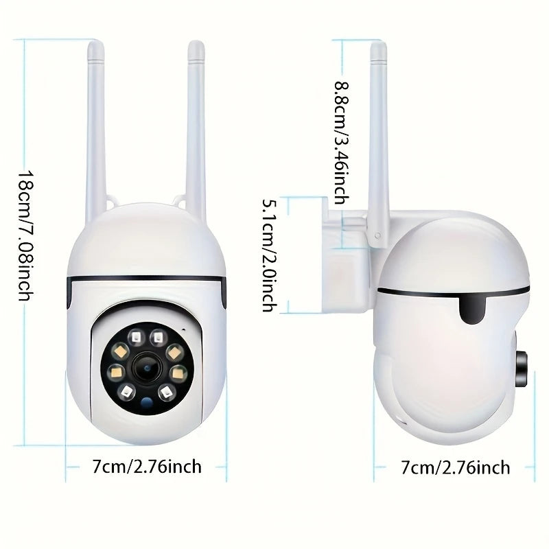 BoyKeep 1080P WiFi Bulb Surveillance Camera Color Night Vision Motion Tracking Indoor Outdoor Security Monitor Camera Y108