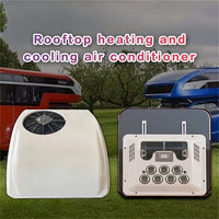 Aspligo Electric RV Roof Air Conditioner Heat and Cool 12V 24V RV Rooftop Parking AC For Truck Camper Van Caravans Motor home
