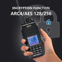 TYT MD-UV390 10W GPS PLUS DMR Digital Radio 5W/10W GPS AES256 Encryption Optional IP67 VHF/UHF Dual Band Digitale Walkie Talkie