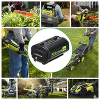 KUNLUN For Ryobi 6.0Ah 40V Li-ion Battery For OP40401 OP4050A OP4050 RY40502 RY40200 Cordless Power Tools Rechargeable Battery