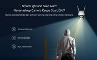 ZOSI 3MP/4MP PTZ Wifi IP Camera H.265 Wireless Surveillance Security CCTV Camera P2P Audio Outdoor AI Human Detection HD Cameras