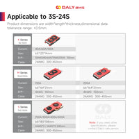 Daly Smart BMS for LifePo4 4S 12V 8S 24V 16S 48V 100A 250A Bluetooth RS485 CANBUS Communication Solar Battery Wide Application