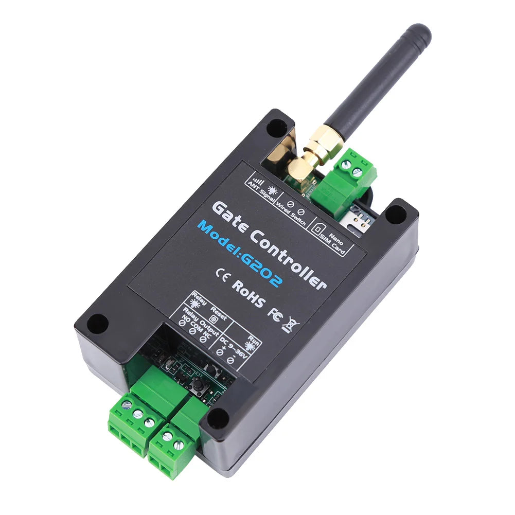 GSM 2G Remote Controller G202 Single Relay Switchs Free Call Remote Control Remote On Off Relay for Sliding Swing Garage Gate