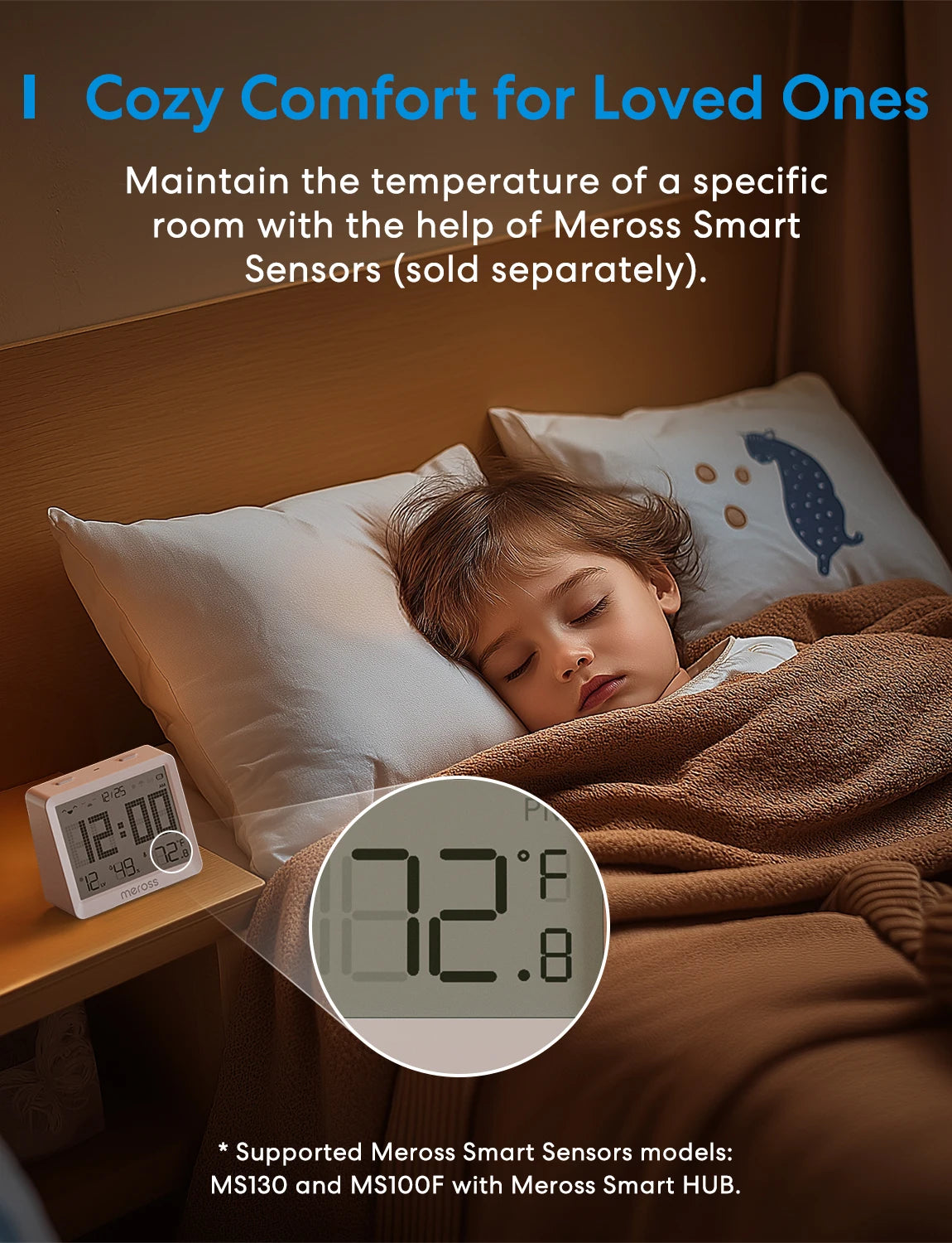 Meross 2025 NEW Matter Smart US 24V Wi-Fi Thermostat Compatible Heating and Cooling Systems Shipping from US