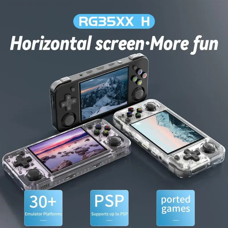 ANBERNIC RG35XX H Retro Handheld Game Console Linux 64-bit 3.5-inch IPS 640*480 Screen Video Gaming Player Supports WIFI TV Out