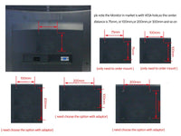 NEW NB H100 Gas Spring 22-35" LCD LED Monitor Holder Arm Full Motion Desktop Monitor TV Mount Bracket Load 2-12 kgs