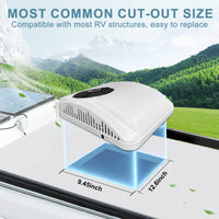 Aspligo Electric RV Roof Air Conditioner Heat and Cool 12V 24V RV Rooftop Parking AC For Truck Camper Van Caravans Motor home