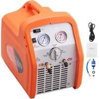 SucceBuy 3/4 1HP Refrigerant Recovery Machine Portable AC Recovery Machine 60Hz Recovery Machine HVAC for Car Air Conditioning