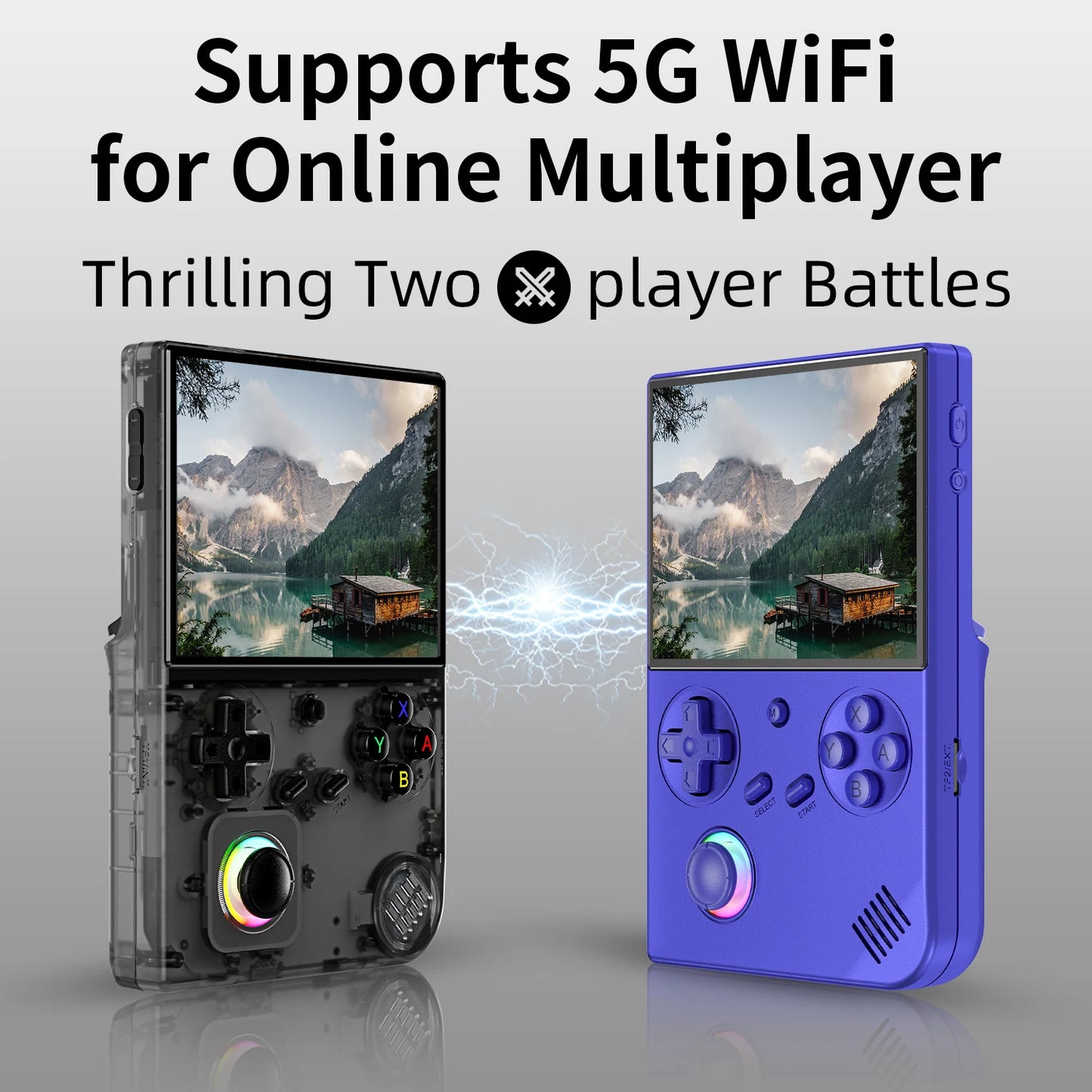 ANBERNIC RG40XXV Retro Handheld Game Console 4'' IPS Screen RGB Joystick Video E-book Player Supports WIFI Streaming HDMI Output