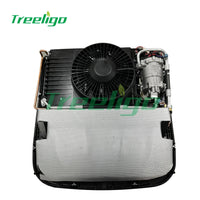 Treeligo 12V/24V Cooling RV Rooftop Air Conditioner 13500BTU Electric Parking Air AC Unit for Motorhome Truck Camper Van Caravan