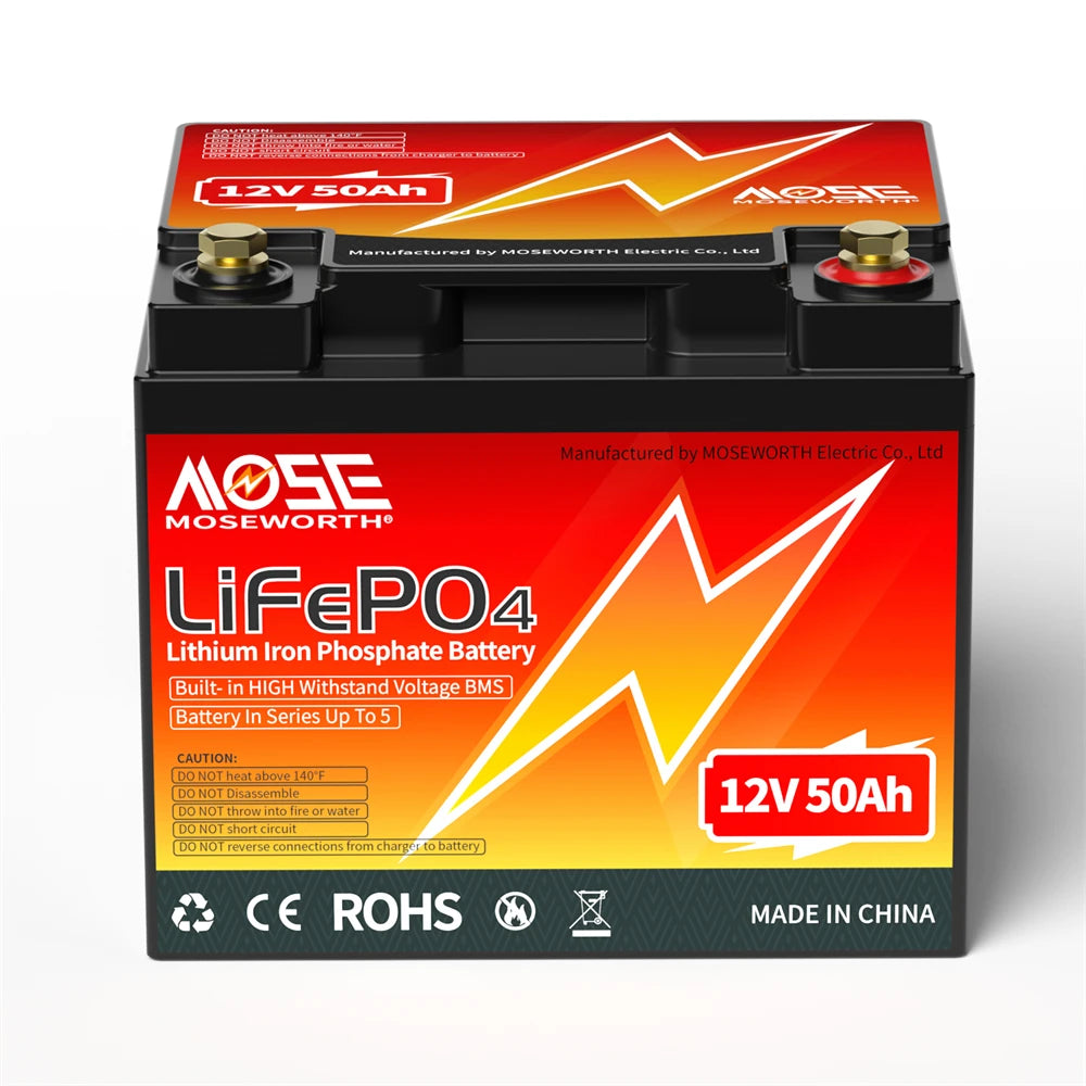 12V 50Ah 100Ah 140Ah 168Ah 200Ah 300Ah Lifepo4 Battery with BMS Bluetooth Deep Cycle Lithium Battery for RV Golf Cart Solar