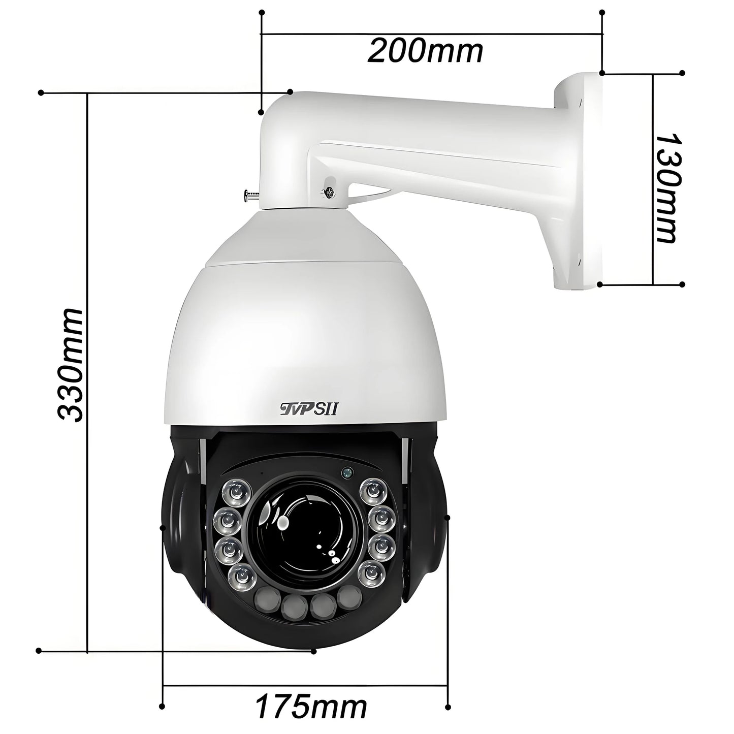 Metal Onvif Laser Infrared Auto Tracking Cruise 8MP 4K 90X Optical Zoom 360° Audio POE PTZ Surveillance Speed Dome IP Camera