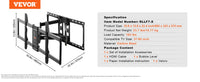 VEVOR Full Motion TV Mount Fit for Most 26-90in TVs Swivel Tilt Horizontal Adjustment TV Wall Mount Bracket W/ Articulating Arms
