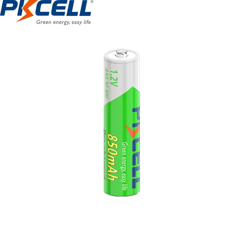 12PC PKCELL AAA 850mAh battery 1.2v Precharge NI-MH Batteries AAA Rechargeable Battery with 3PC nimh AAA Battery box holder