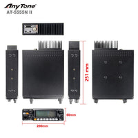 New ANYTONE AT-5555N II 28.000-29.700MHz Radio Receiver 40 Channel Mobile AM/FM/SSB Mobile Receiver 11m Radio station