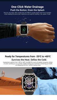 [World premiere]Blackview W80 PRO Outdoor Rugged Smart Watch, GPS Position Smartwatch, 1.91‘’ Display, 900mAh with Flashlight