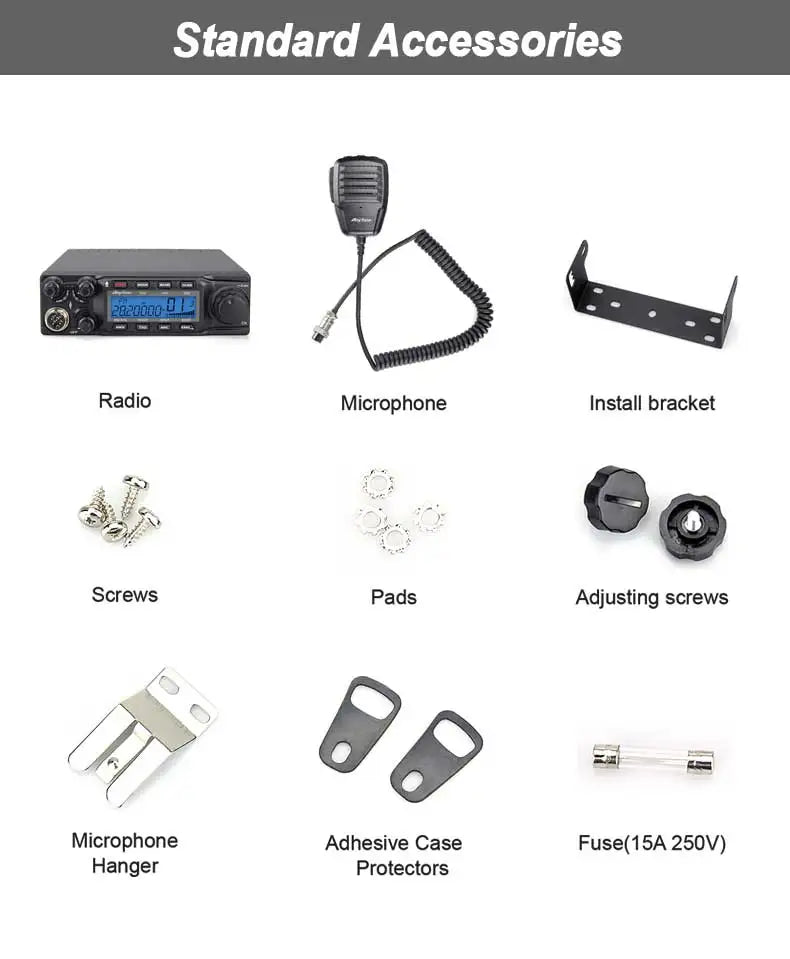 New AnyTone AT-6666 Pro 10 Meter Radio High Power 80W/50W Mobile Radio SSB(PEP)/FM/AM/PA/VOX/NRC Mode Long Range Two Way Radio