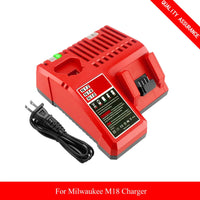 For Milwaukee 18V  M18 lithium 6.0Ah/9.0Ah XC Lithium Battery 48-11-1860 48-11-1850 48-11-1840 48-11-1820 Charger rechargeable P