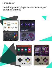 MIYOO Mini Plus Portable Retro Handheld Game Console 3.5''IPS HD Screen Linux System Mini + Classic Gaming Emulator Players Gift