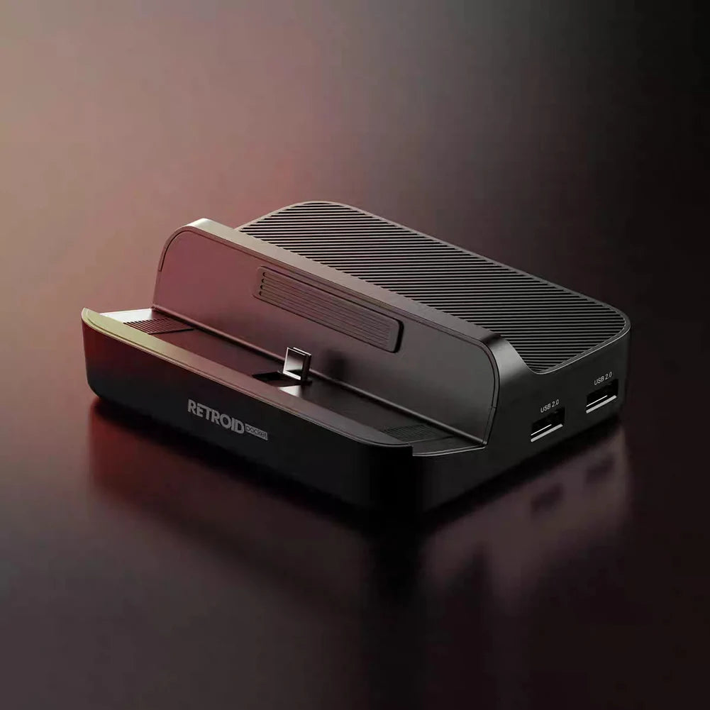 Charging Dock for Retroid Pocket 5 Docking Station 3*USB3.0 2*USB2.0 HDMI-Compatible Charger Dock Station for RP5 RP4 Pro RP4