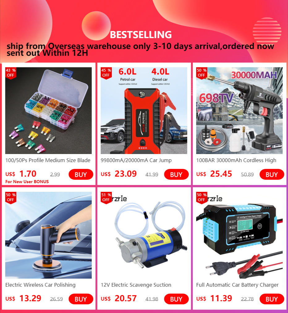 12V-24V 7-stage smart Car Battery-Charger Full Automatic 10A Digital Car Battery Charger  Pulse Repair for AGM GEL WET Lead Acid
