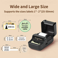 Niimbot B21 Mini Portable Printer Adhesive Label Thermal Printer Wireless Bluetooth For Sticker Labeling Machine Printer
