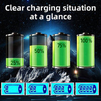 400A Heavy Duty Smart Battery Charger LCD Display Car Battery Charger 12/24V Intelligent Pulse Repair Charger High Power