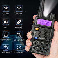 4PCS Baofeng Walkie Talkie UV 5R 8W Ham Radio Long Range Walkie Talkies Dual Band Handheld Two Way Radio with 3800mAh Battery