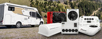 12V 24V Electric Roof Air Conditioning RV Air Conditioning, Parking Air Conditioning Automatic Constant Temperature for Trailers